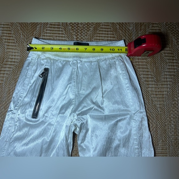 RtA Women's Finn Cropped White Jogger Pants,Zipper Pocket,XS,Great Condition - Picture 5 of 7